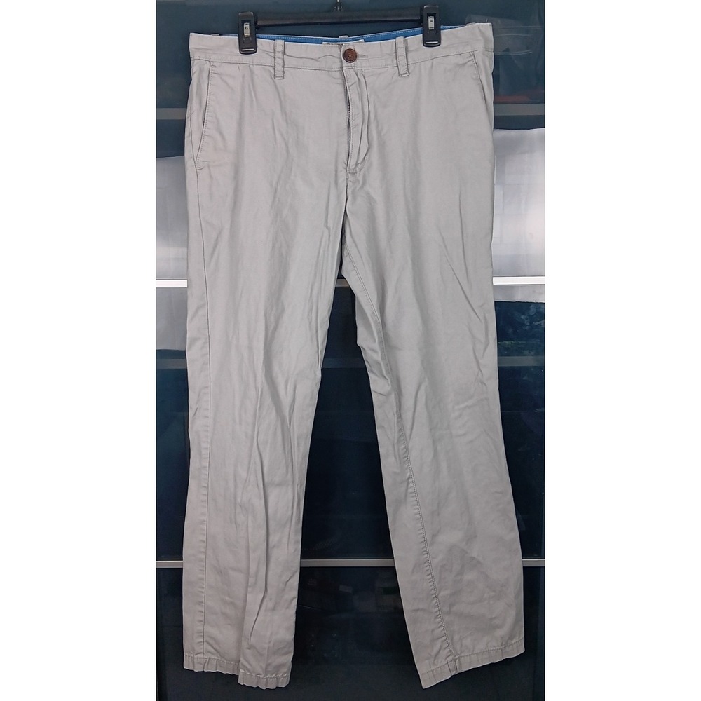 Men's 36x32‎ The Original Penguin Pants Lightweight Cotton Gray Chino